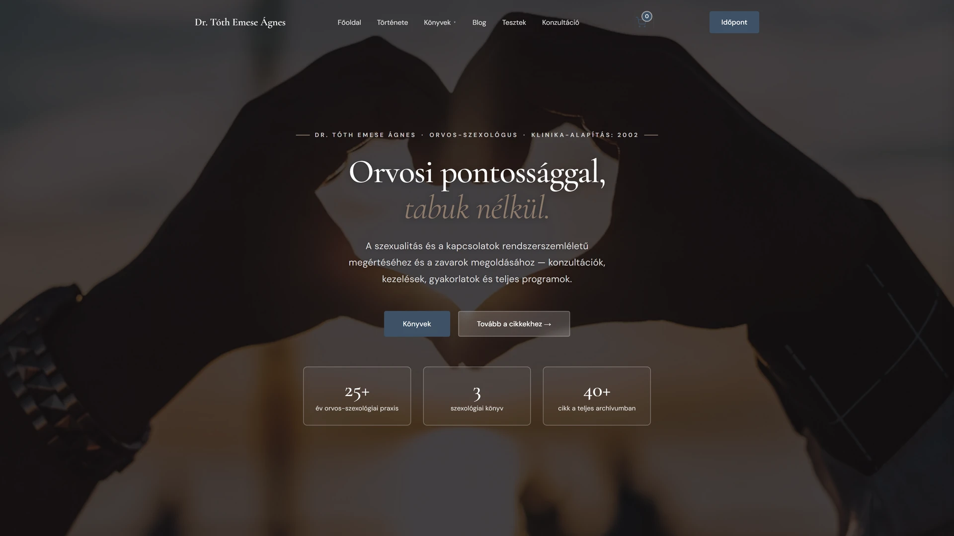 Dr. Tóth Emese Ágnes weboldal