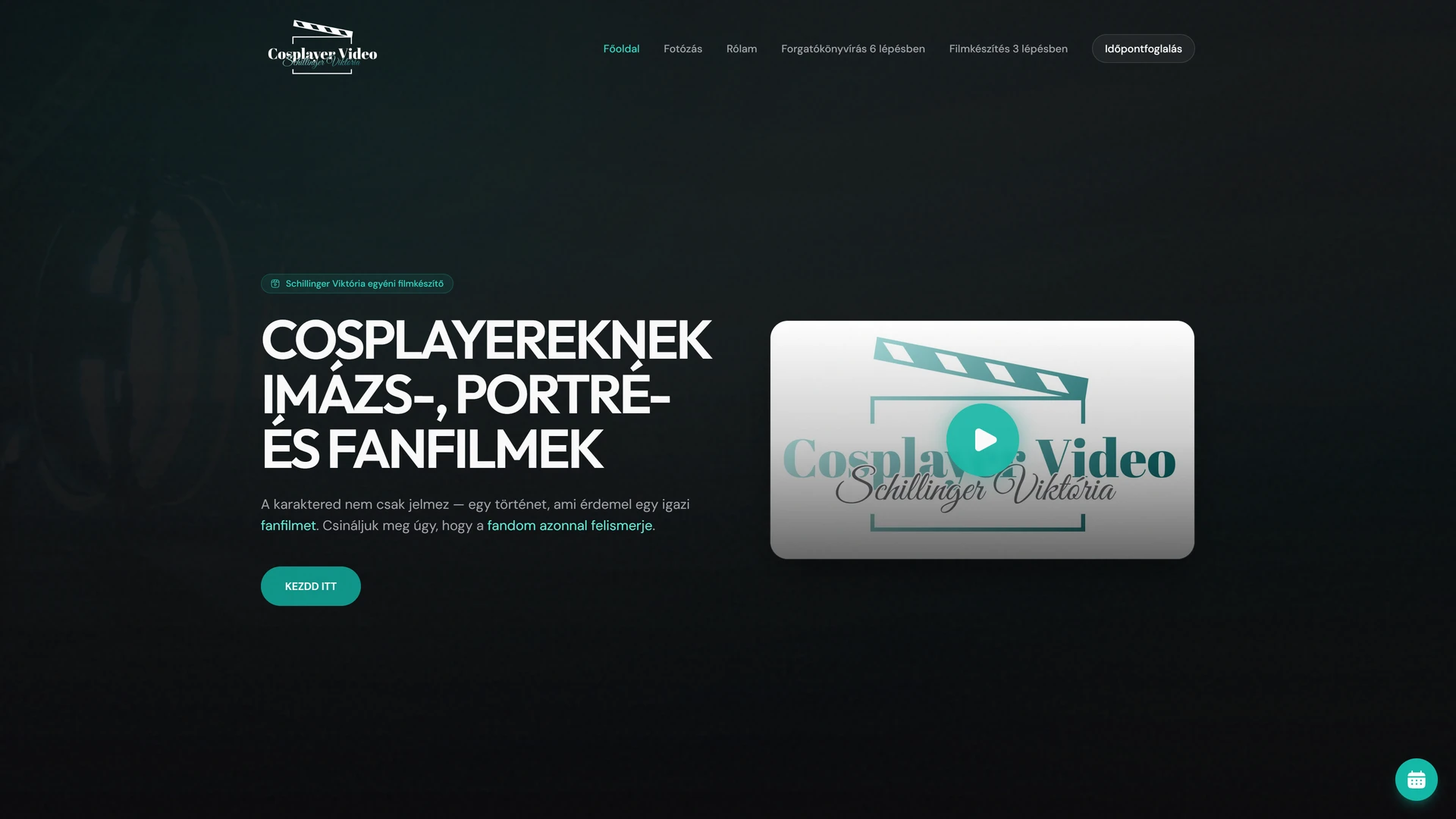 Cosplay Video weboldal